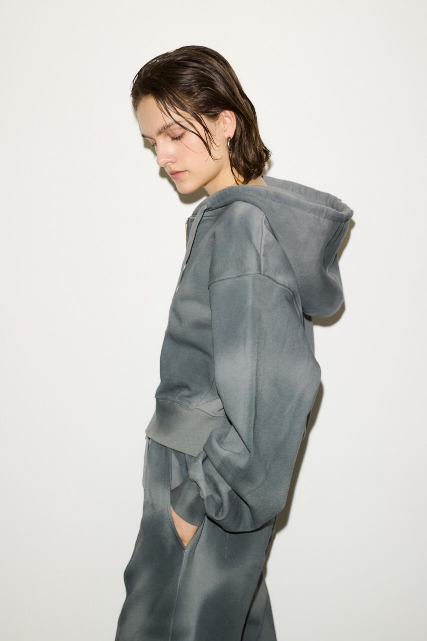 SLY「AGING SW ZIP パーカー」|Tシャツ・カットソー|