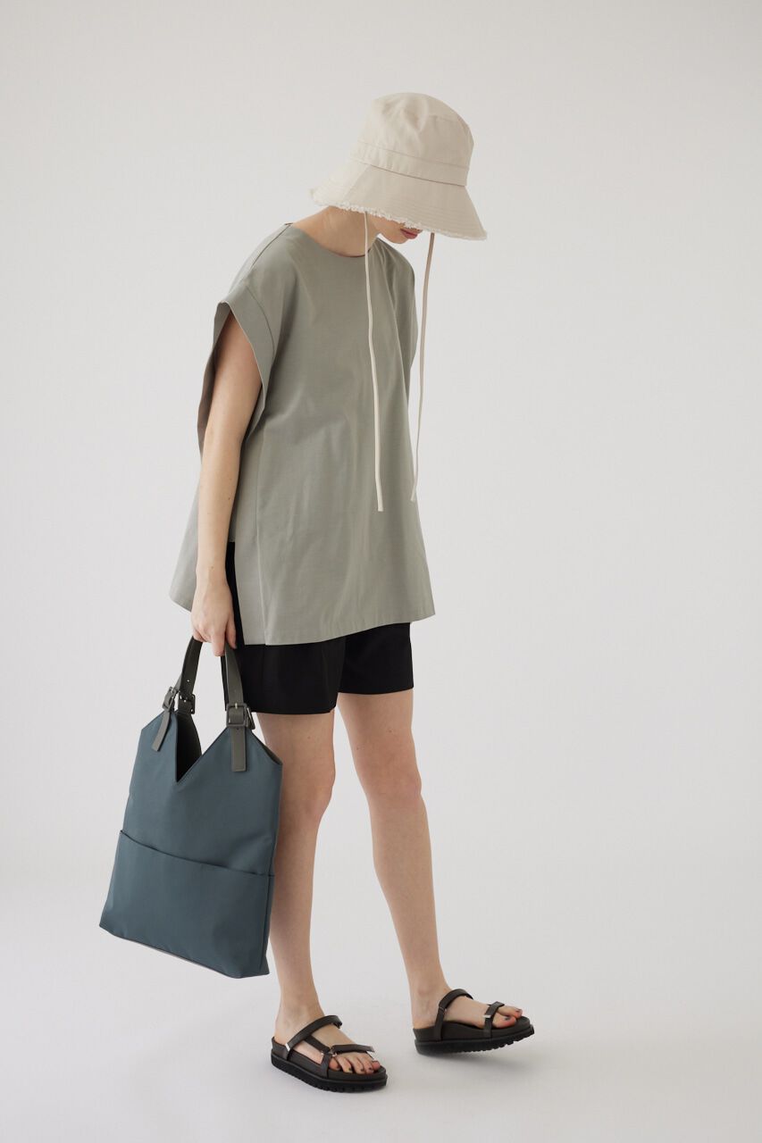 RIM.ARK 「V-cutting canvas tote bag」|その他|GRY