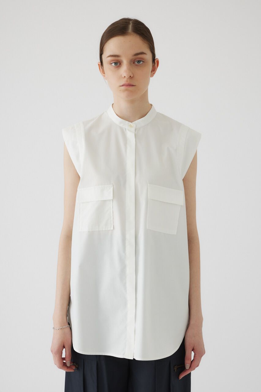 RIM.ARK 「Layered no sleeve SH」|シャツ・ブラウス|