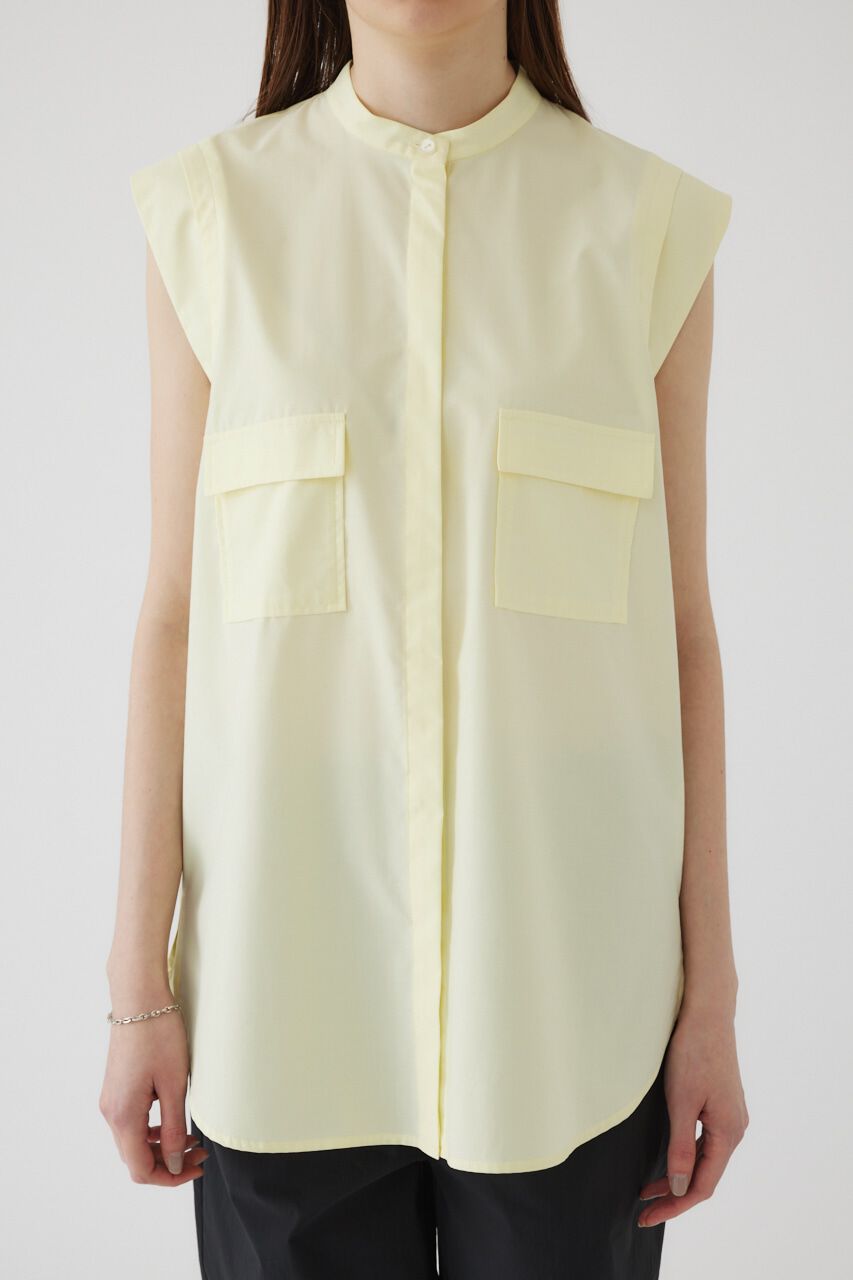 RIM.ARK 「Layered no sleeve SH」|シャツ・ブラウス|L/YEL1