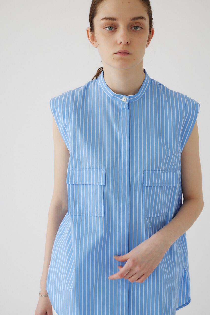 RIM.ARK 「Layered no sleeve SH」|シャツ・ブラウス|