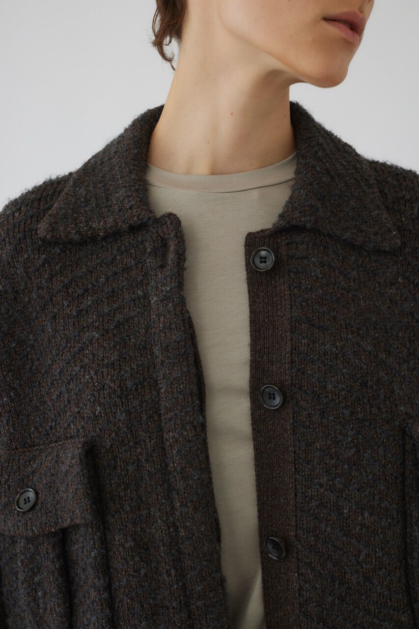 RIM.ARK 「Knit blouson」|ブルゾン・スタジャン|BRN