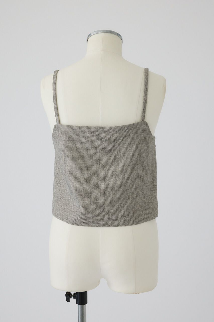 RIM.ARK 「Tweed cami tops」|キャミソール|