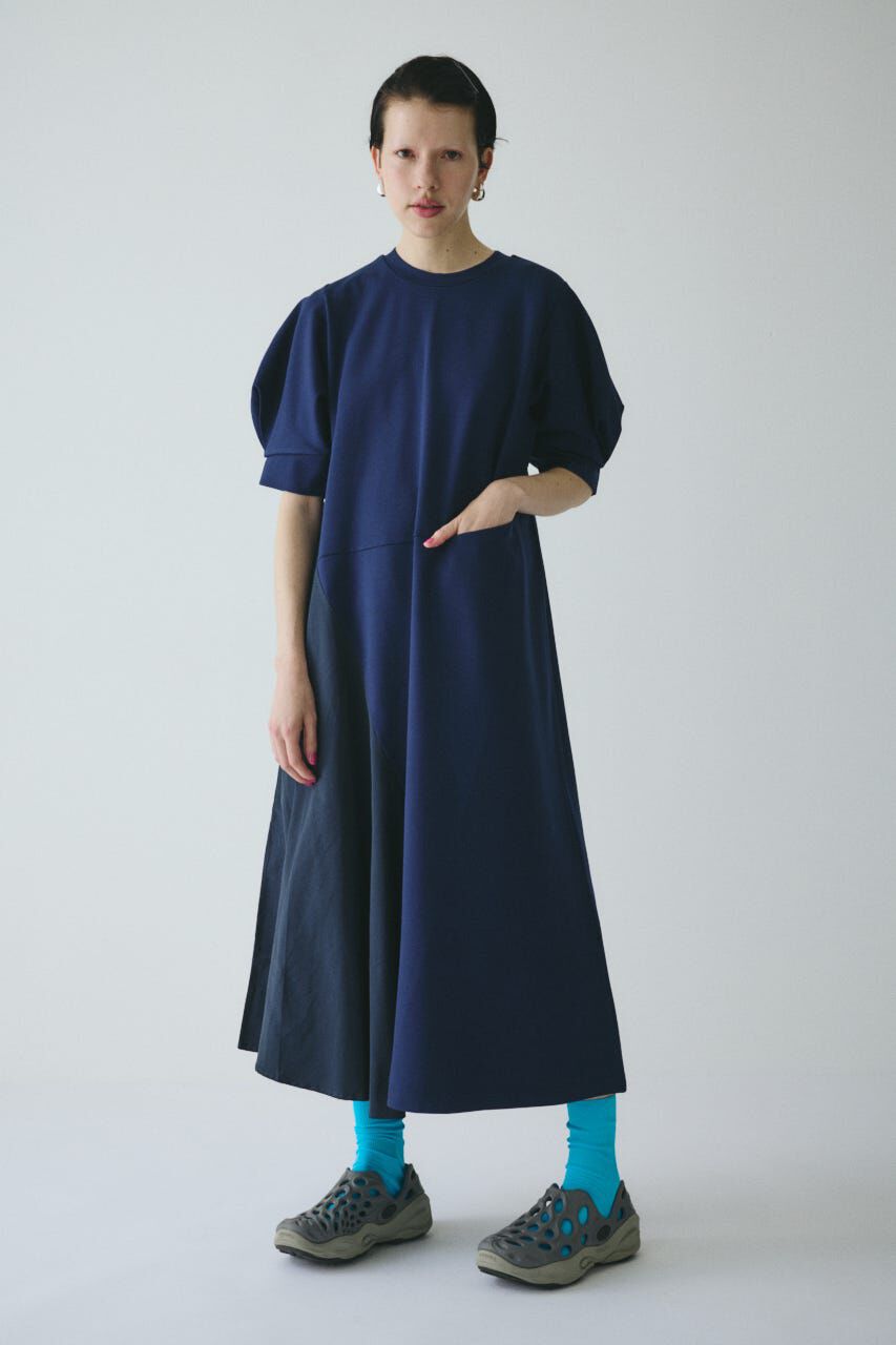 HeRIN.CYE「Switching material dress」|ワンピース|NVY