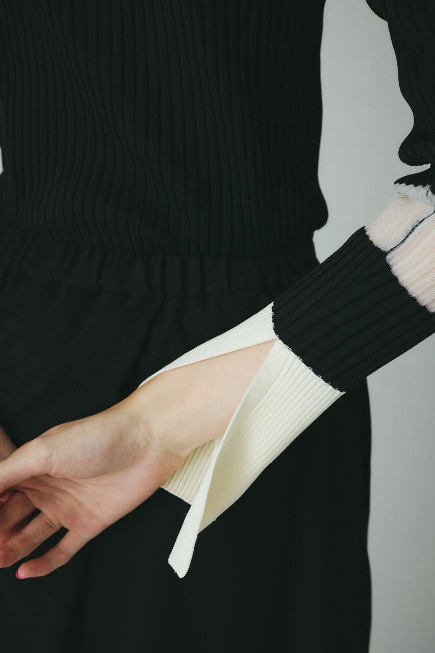 HeRIN.CYE「Henley neck knit tops」|ニット・セーター|