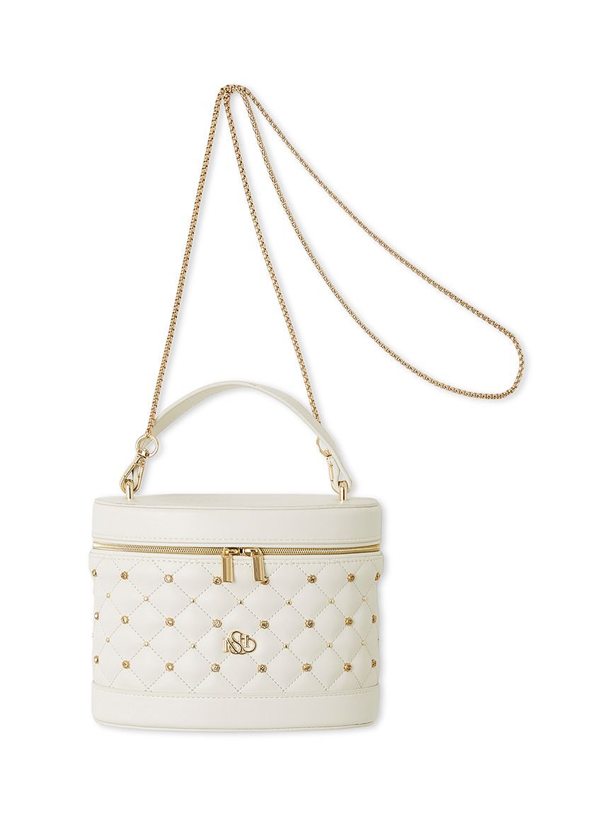 SNIDEL HOME「ビジューキルティングバニティバッグ」|ショルダー・メッセンジャー|IVR