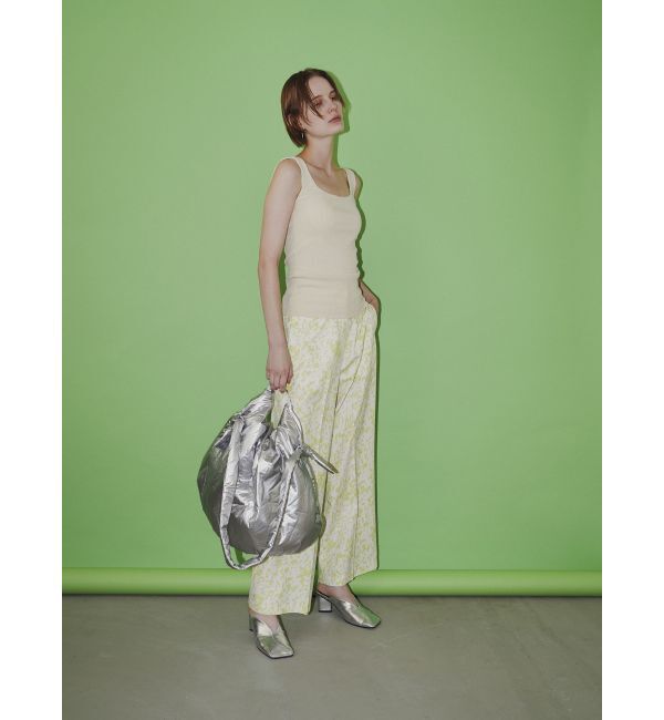 ELENDEEK「SQUARE NECK PAD TANK TOP」|タンクトップ|