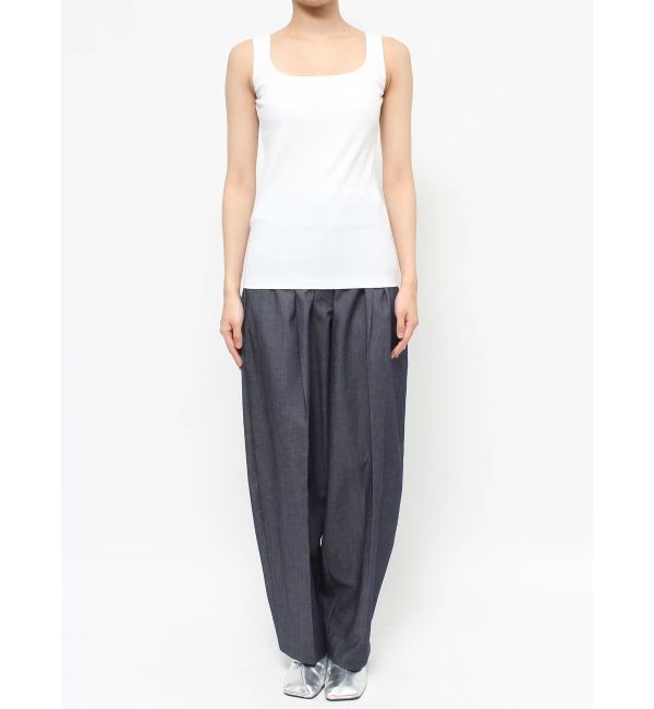 ELENDEEK「SQUARE NECK PAD TANK TOP」|タンクトップ|