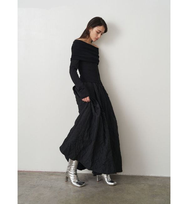 ELENDEEK「SHEER KNIT OFF SHOULDER」|ニット・セーター|