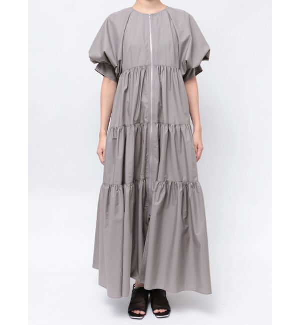 ELENDEEK「CENTER ZIP TIERED OP」|ワンピース|