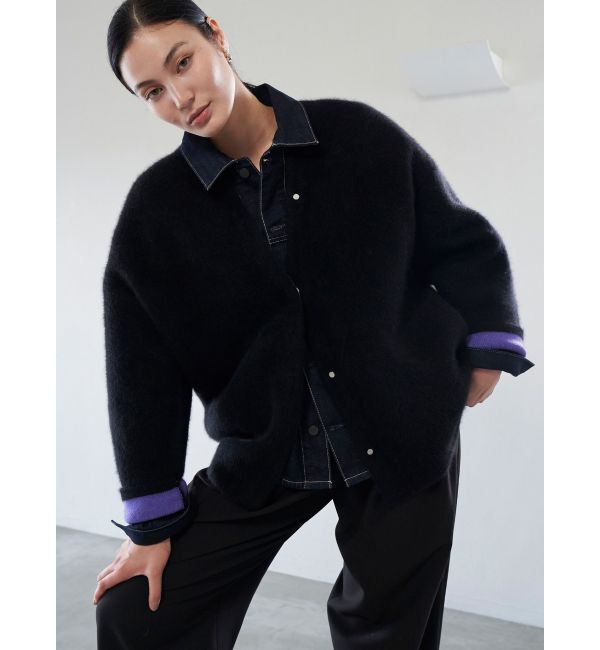 ELENDEEK「CN RACCOON MIX WCD」|カーディガン|