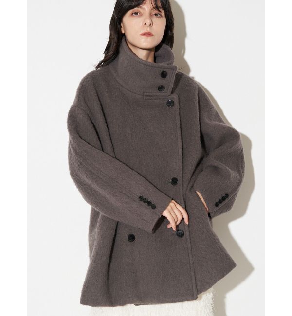 ELENDEEK「STAND COLLAR SHORT CT」|チェスターコート|