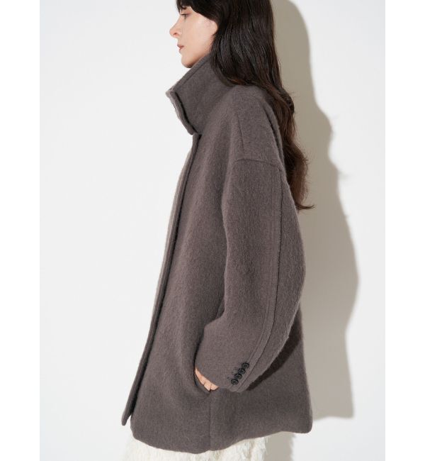 ELENDEEK「STAND COLLAR SHORT CT」|チェスターコート|