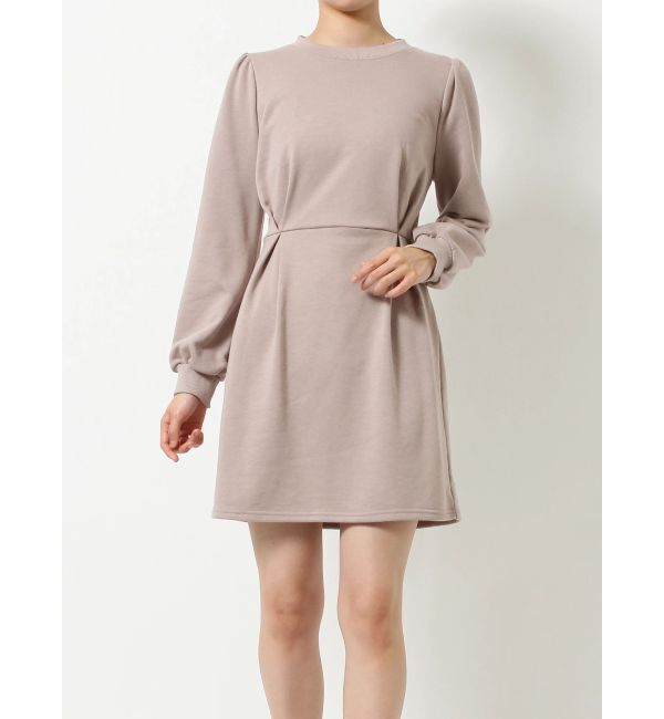RESEXXY「バックオープンスウェットミニワンピース」|ワンピース|