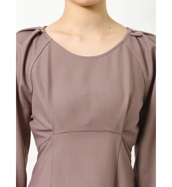 RESEXXY「ボリュームスリーブフレアミニワンピース」|ワンピース|