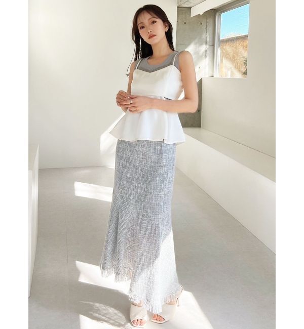 RESEXXY「シアーコンビキャミソール」|キャミソール|