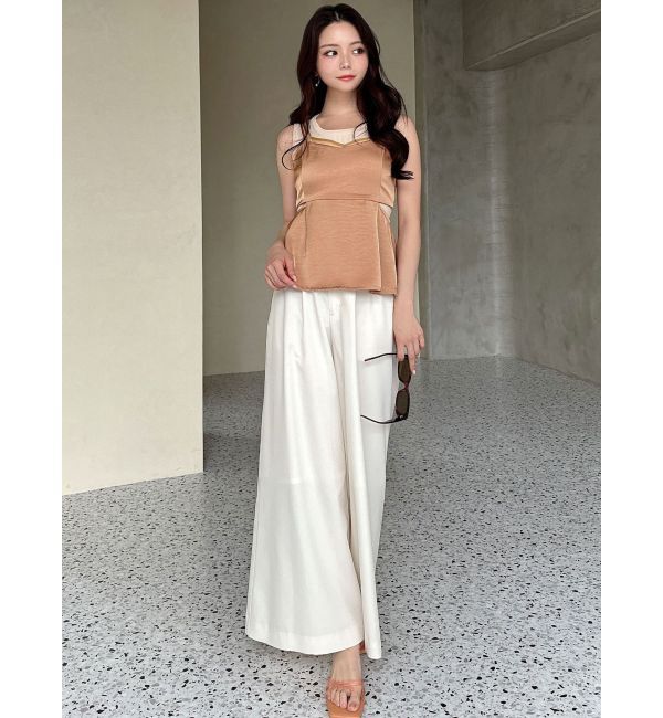 RESEXXY「シアーコンビキャミソール」|キャミソール|