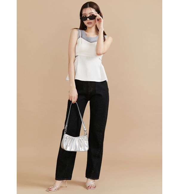 RESEXXY「シアーコンビキャミソール」|キャミソール|