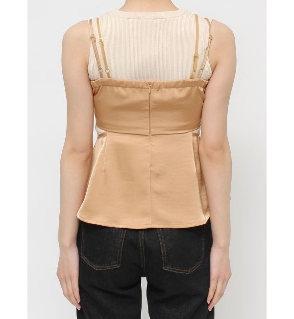 RESEXXY「シアーコンビキャミソール」|キャミソール|