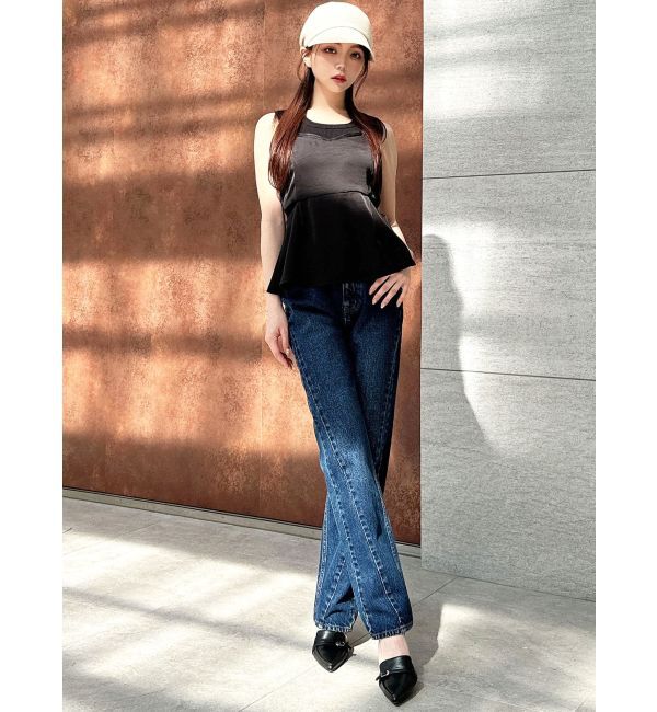 RESEXXY「シアーコンビキャミソール」|キャミソール|