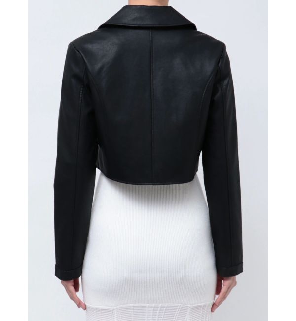 RESEXXY「フェイクレザーライダースジャケット」|ライダースジャケット|