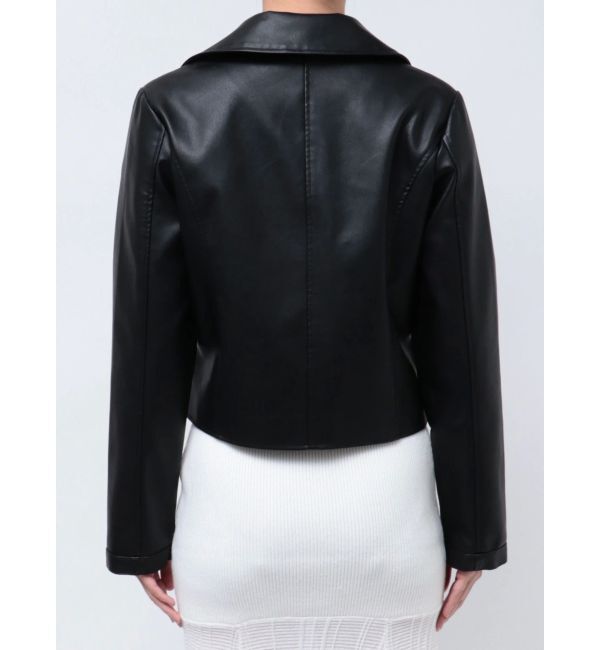 RESEXXY「フェイクレザーライダースジャケット」|ライダースジャケット|