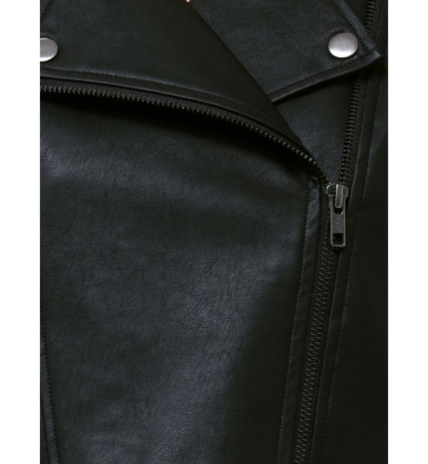 RESEXXY「フェイクレザーライダースジャケット」|ライダースジャケット|
