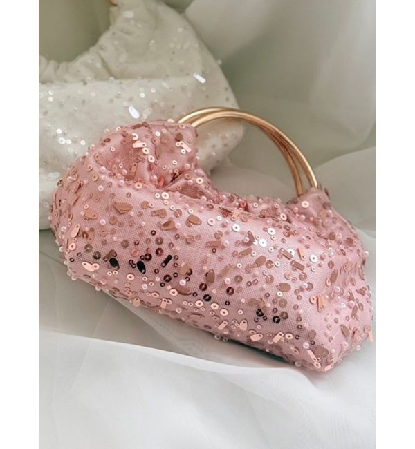 RESEXXY「クリアスパンコールバッグ」|ハンドバッグ|ピンク