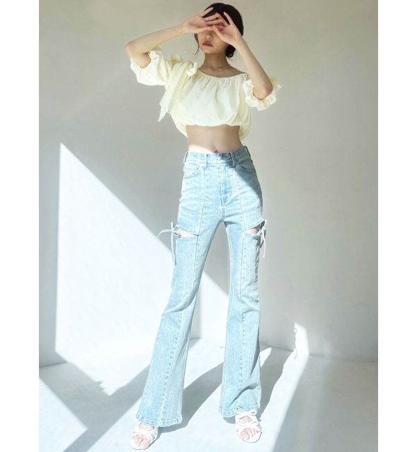 RESEXXY「ビッグリボンワンショルブラウス」|シャツ・ブラウス|