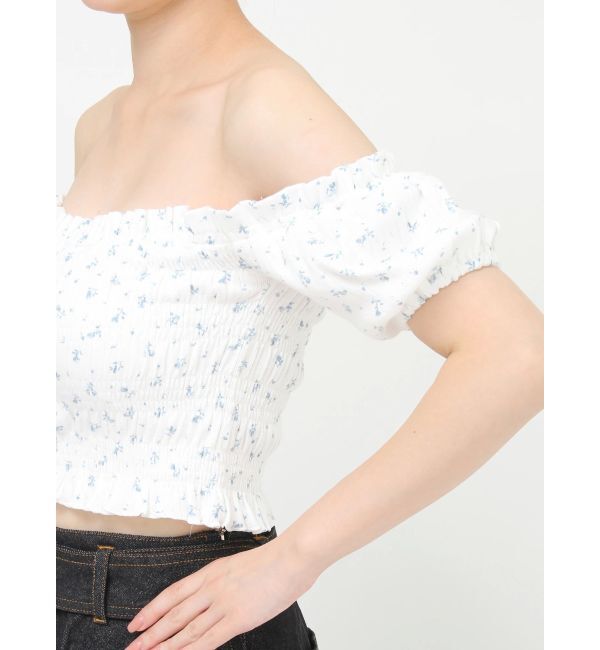 RESEXXY「シャーリングカットトップス」|Tシャツ・カットソー|