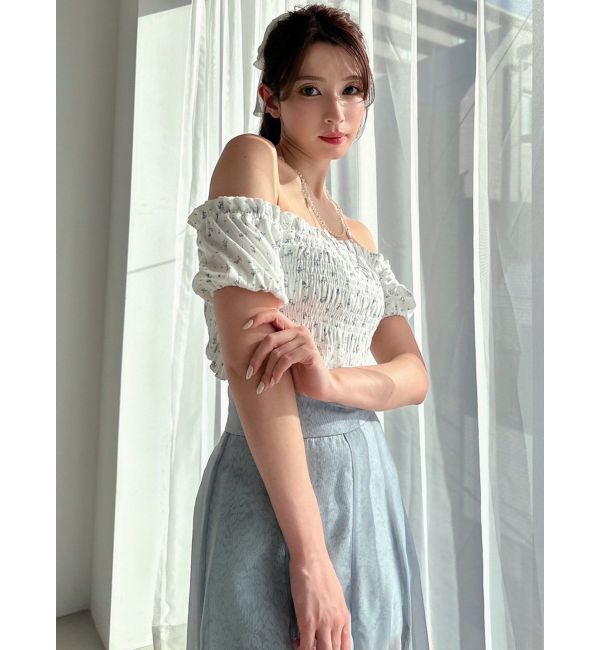 RESEXXY「シャーリングカットトップス」|Tシャツ・カットソー|