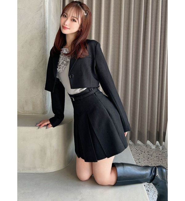 RESEXXY「クロップドジャケット【セットアップ着用可能】」|テーラードジャケット|