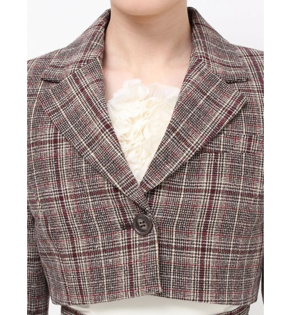 RESEXXY「クロップドジャケット【セットアップ着用可能】」|テーラードジャケット|