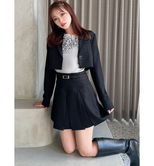 RESEXXY「クロップドジャケット【セットアップ着用可能】」|テーラードジャケット|