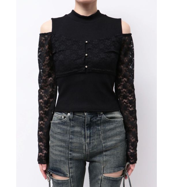 RESEXXY「レースアンサンブルカットトップス」|Tシャツ・カットソー|