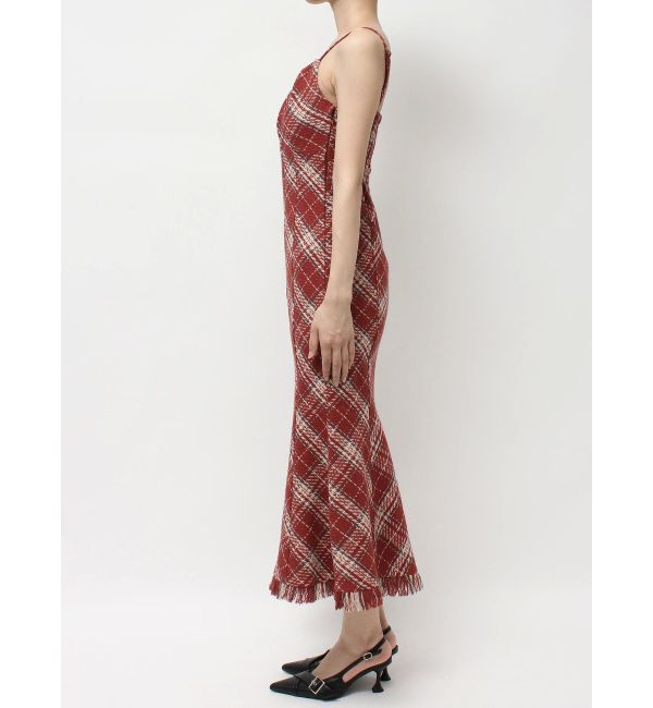 RESEXXY「バイアスチェックビスチェワンピース」|ワンピース|