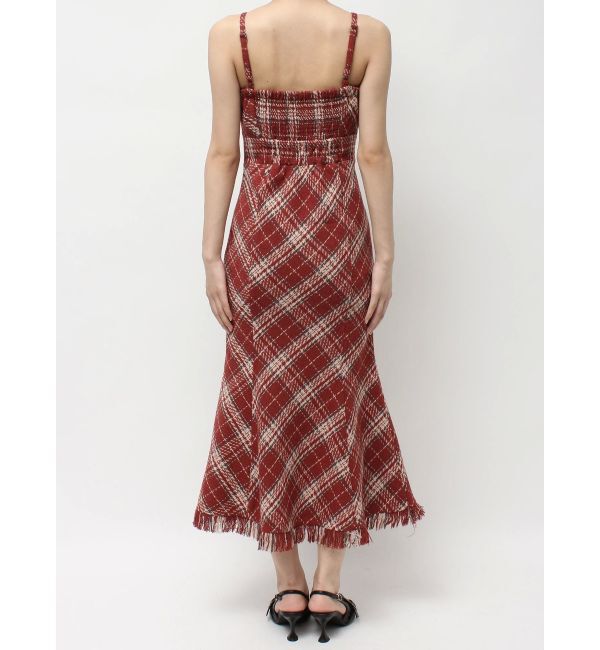 RESEXXY「バイアスチェックビスチェワンピース」|ワンピース|
