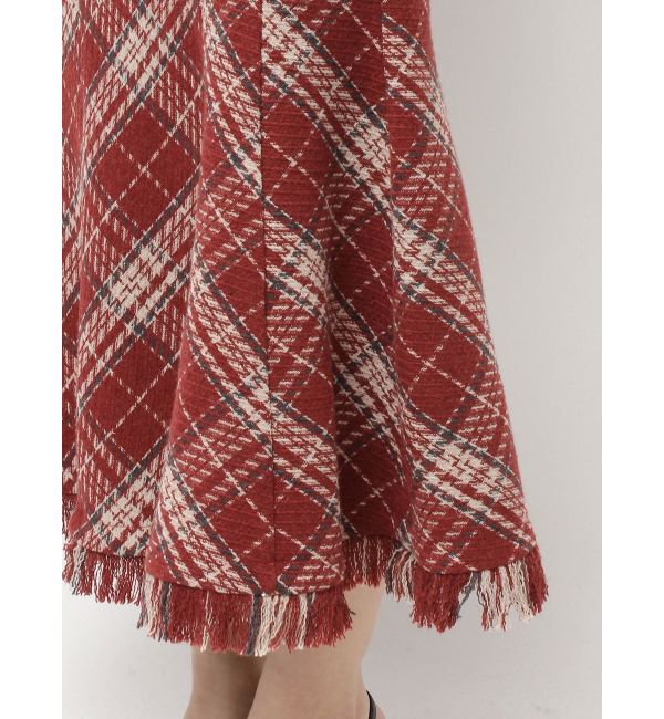 RESEXXY「バイアスチェックビスチェワンピース」|ワンピース|