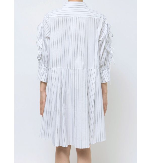 dazzlin「5分袖シャツイレフレアミニワンピース」|ワンピース|