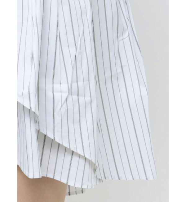 dazzlin「5分袖シャツイレフレアミニワンピース」|ワンピース|