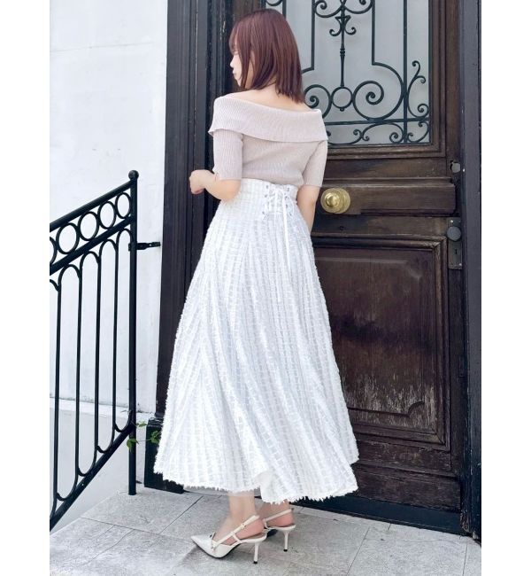 dazzlin「シアーボリューミーフレアスカート」|スカート|