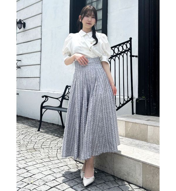 dazzlin「シアーボリューミーフレアスカート」|スカート|