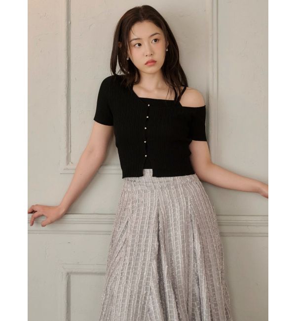 dazzlin「シアーボリューミーフレアスカート」|スカート|