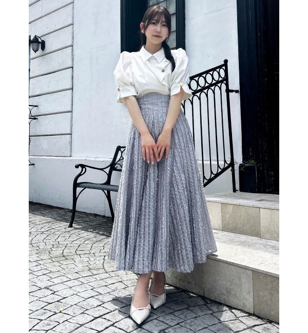 dazzlin「シアーボリューミーフレアスカート」|スカート|
