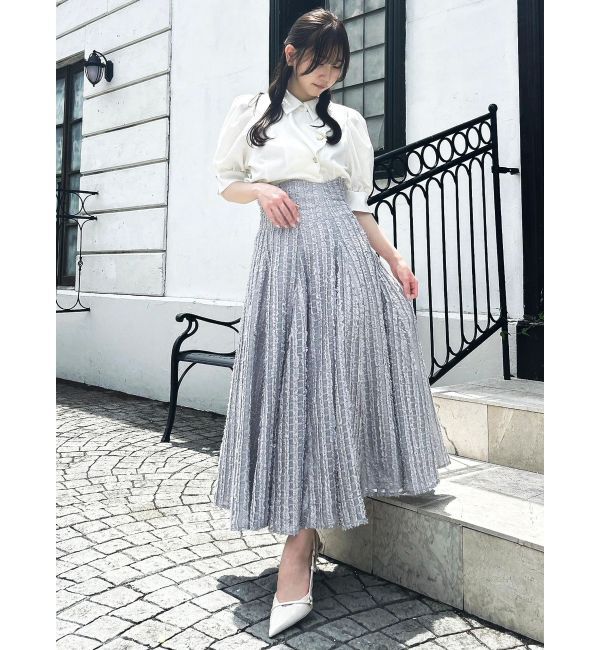 dazzlin「シアーボリューミーフレアスカート」|スカート|