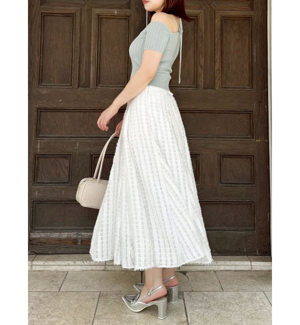 dazzlin「シアーボリューミーフレアスカート」|スカート|