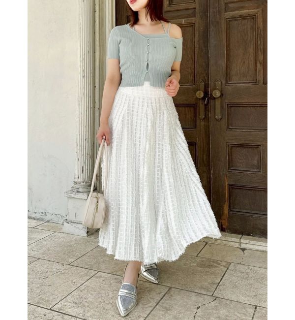 dazzlin「シアーボリューミーフレアスカート」|スカート|