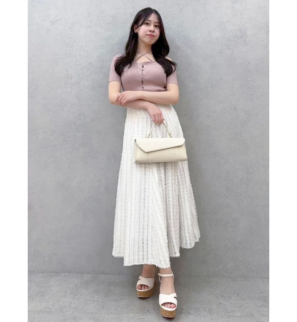 dazzlin「シアーボリューミーフレアスカート」|スカート|