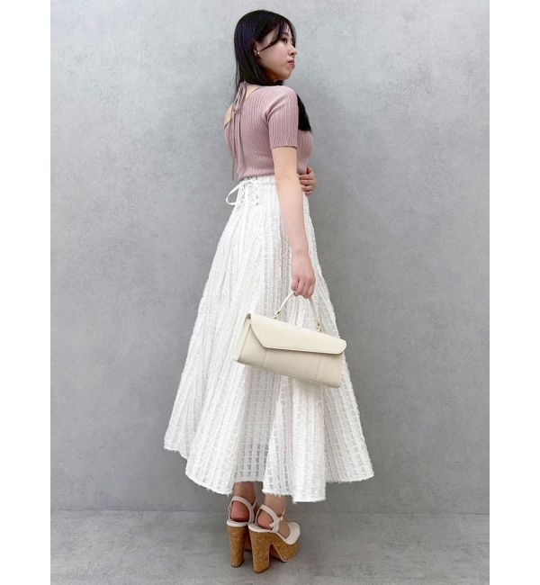 dazzlin「シアーボリューミーフレアスカート」|スカート|