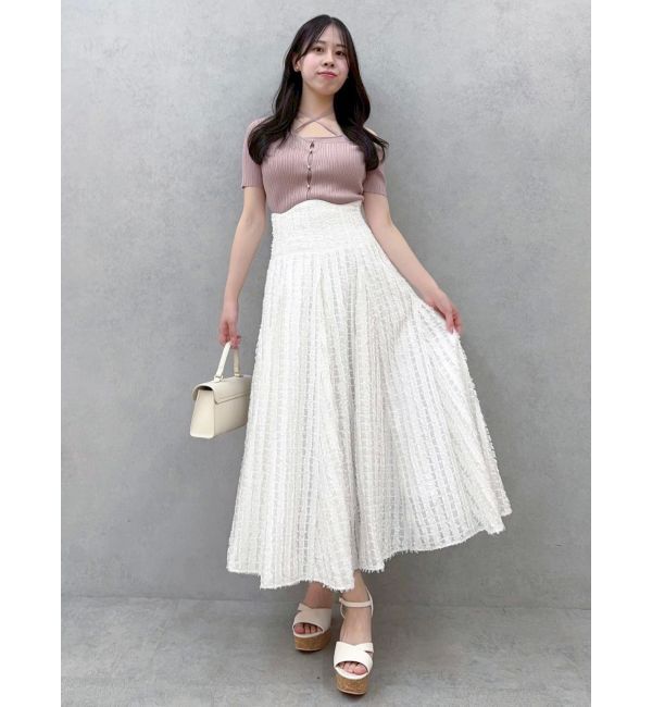 dazzlin「シアーボリューミーフレアスカート」|スカート|